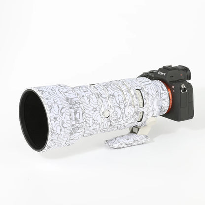 CHASING BIRDS Ver.IV Lens Camouflage Coat for SONY FE 70-200 mm F2.8 GM OSS II waterproof and rainproof lens protective cover Electric White China Mainland