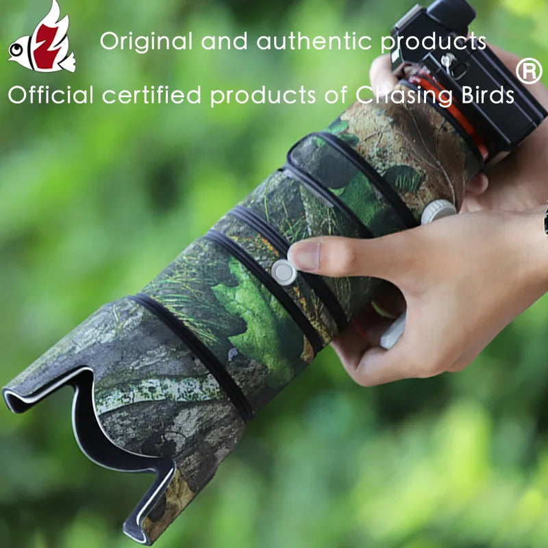 CHASING BIRDS camouflage lens coat for SONY FE 70 200 F2.8 GM waterproof and rainproof lens protective cover sony 70200mm gm oss