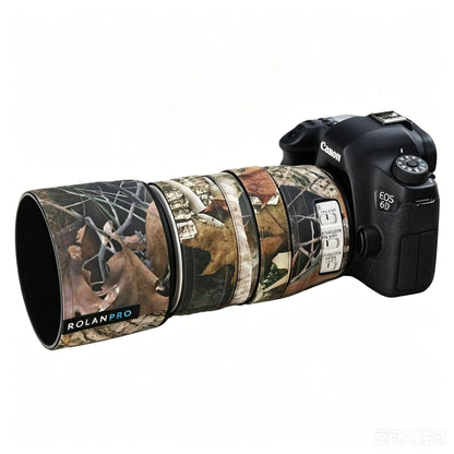 RolanPro Lens Coat for Canon EF 70-300mm F4-5.6L IS USM – Waterproof Camo Rain Cover