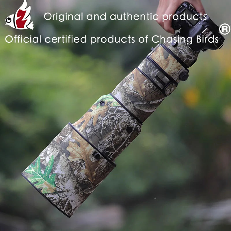 CHASING BIRDS camouflage lens coat for SIGMA 500mm F4 Sports waterproof and rainproof lens protective cover sigma 500 lens cover